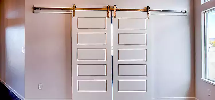 Glass Barn Door with Installation Hardware Kit Westland